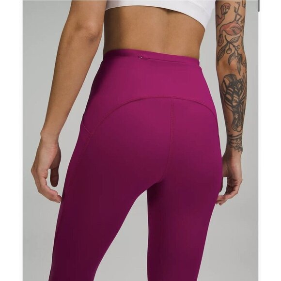 Lululemon Women’s Swift Speed High Rise Tight 28” Sz 20 MGPR Magenta Purple NWT - Picture 5 of 8